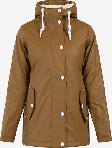 DreiMaster Maritim Winter Jacket in Brown: front