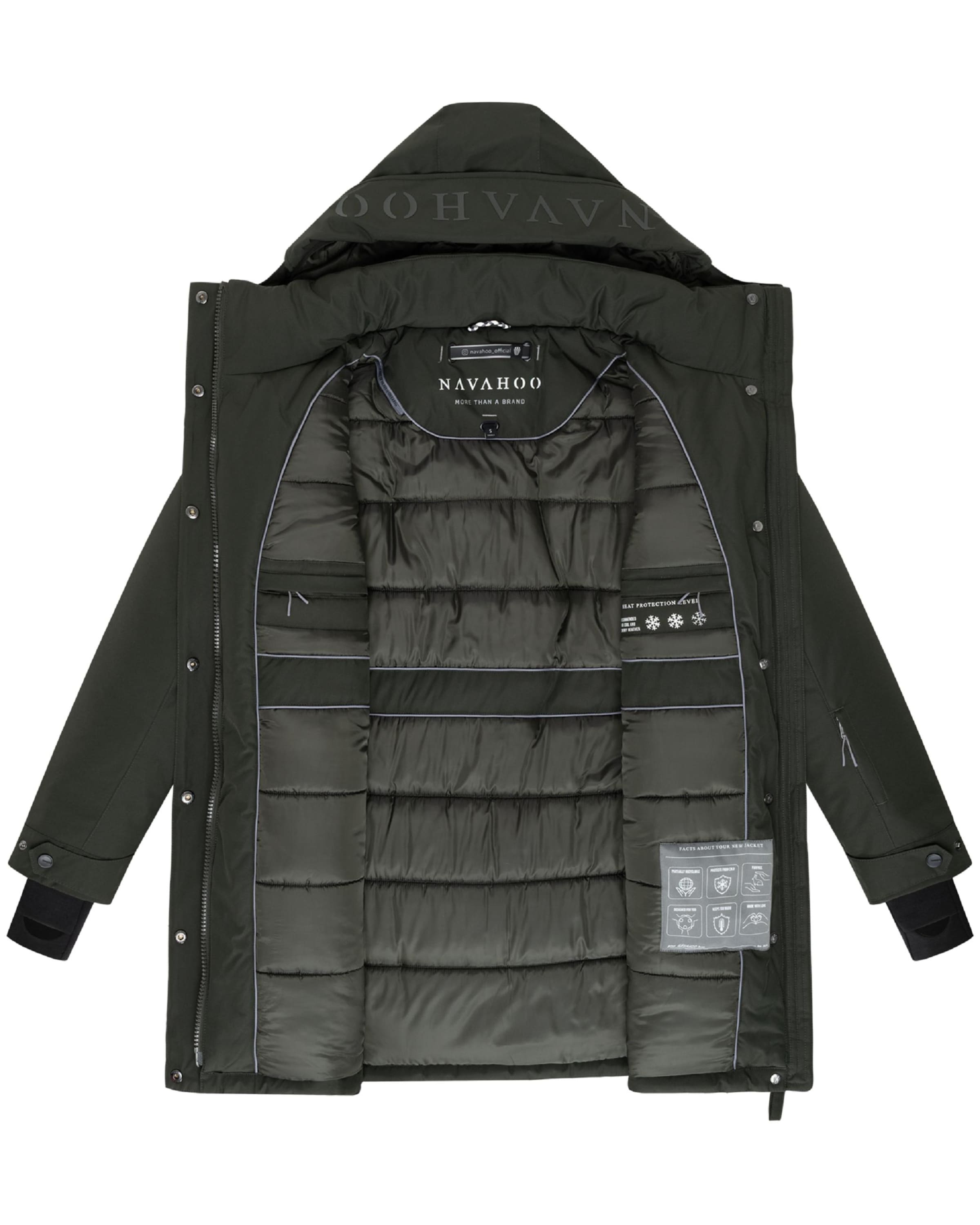 Manteau d’hiver 'Frostkuss 14' NAVAHOO en vert