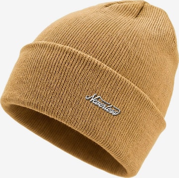 Neverless Mütze '36940' in Gelb: Vorderseite