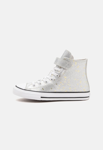 CONVERSE Tenisky 'Chuck Taylor All Star 1V HI' – stříbrná: přední strana
