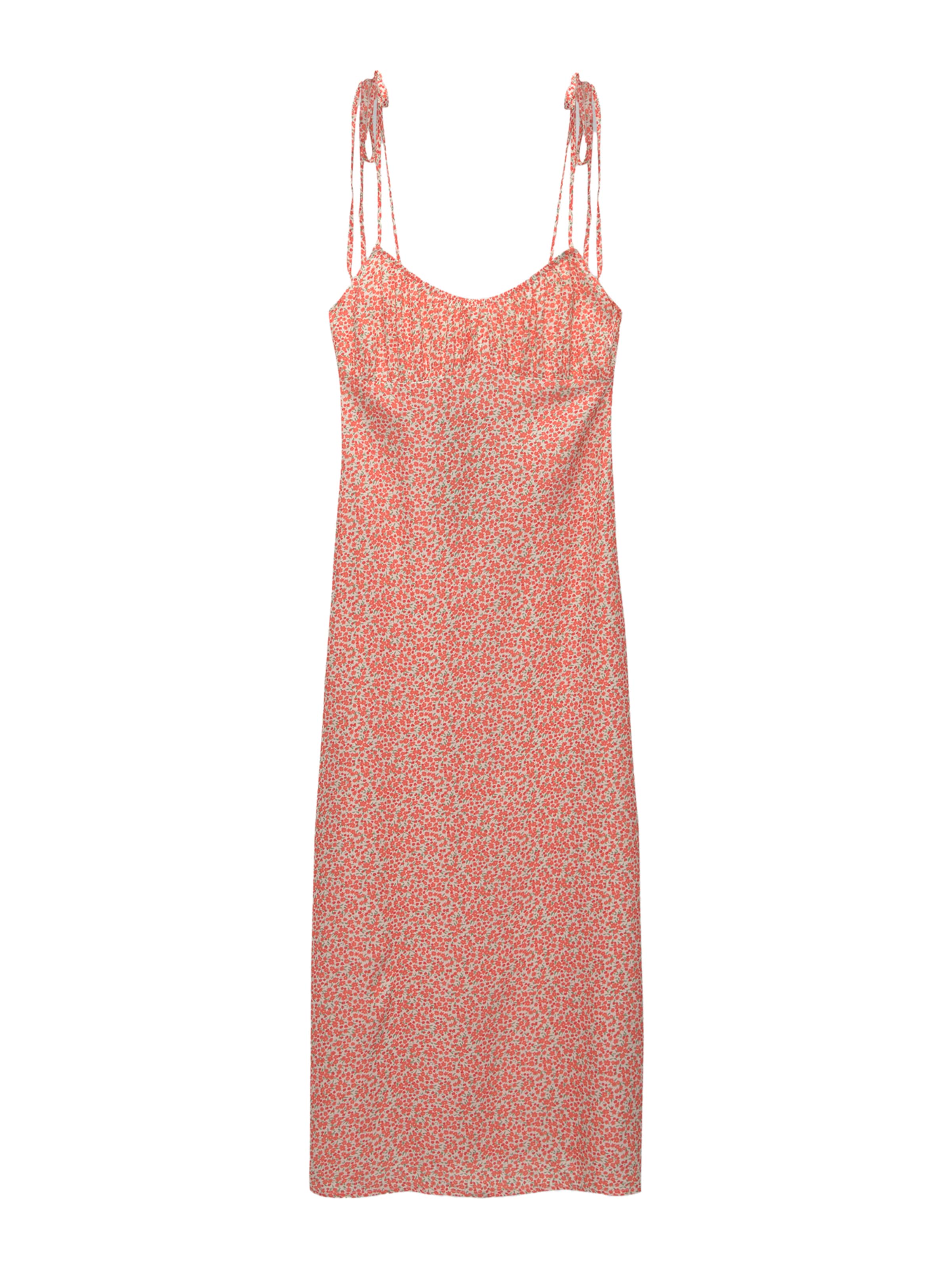 Pull&Bear Letné šaty - Červená: predná strana