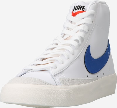 Nike Sportswear Baskets hautes 'Blazer Mid 77' en bleu roi / rouge clair / blanc, Vue avec produit