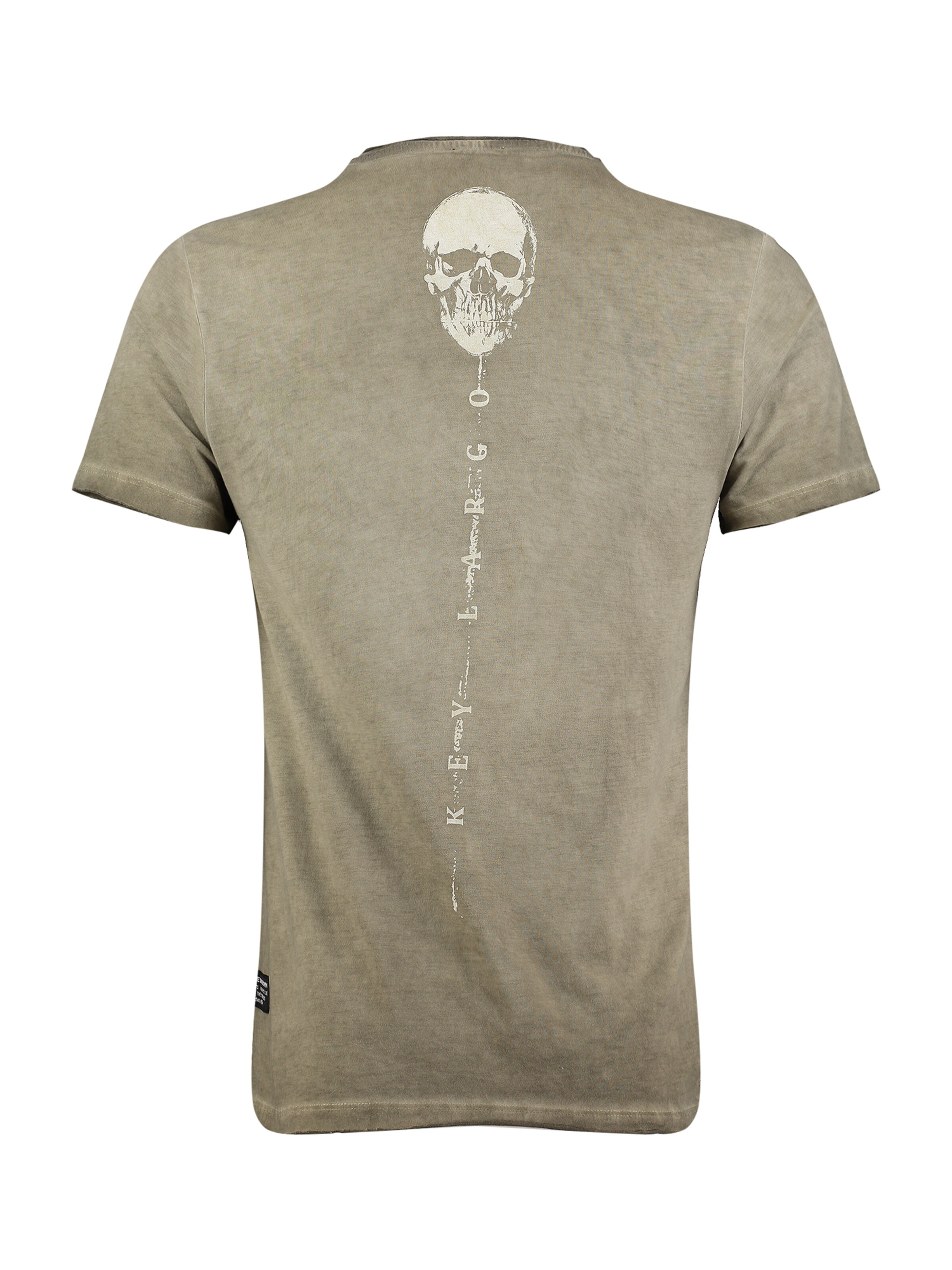 zaļš Key Largo T-Krekls 'BEARD'