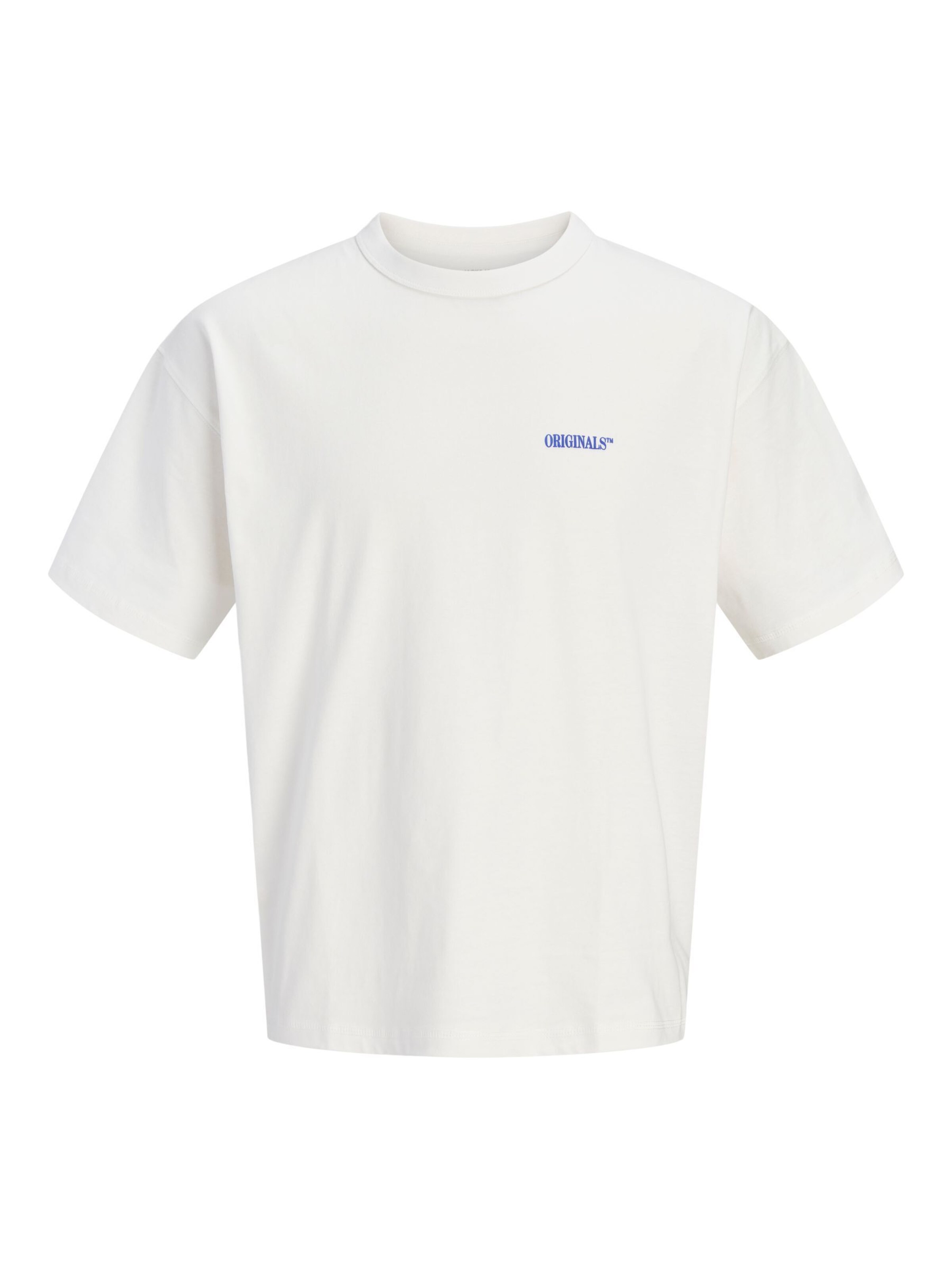 JACK & JONES Bluser & t-shirts i L i violetblå / hvid, Produktvisning
