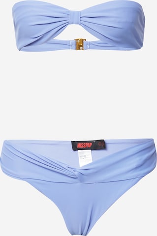 lillā Misspap Bandeau Bikini: no priekšpuses