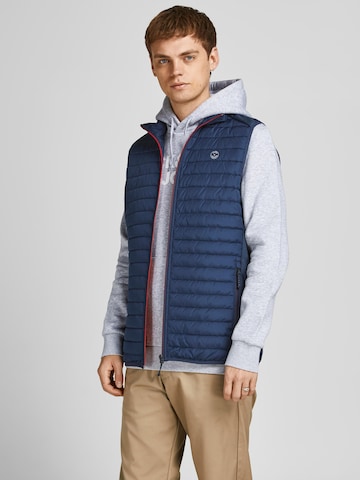 JACK & JONES Vest in Blue: front