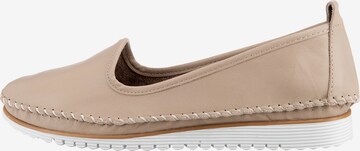 ANDREA CONTI Ballet Flats in Beige: front