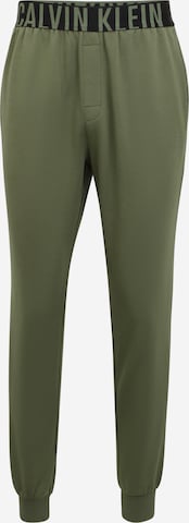 Calvin Klein Underwear Pyžamové kalhoty 'Intense Power' – zelená: přední strana