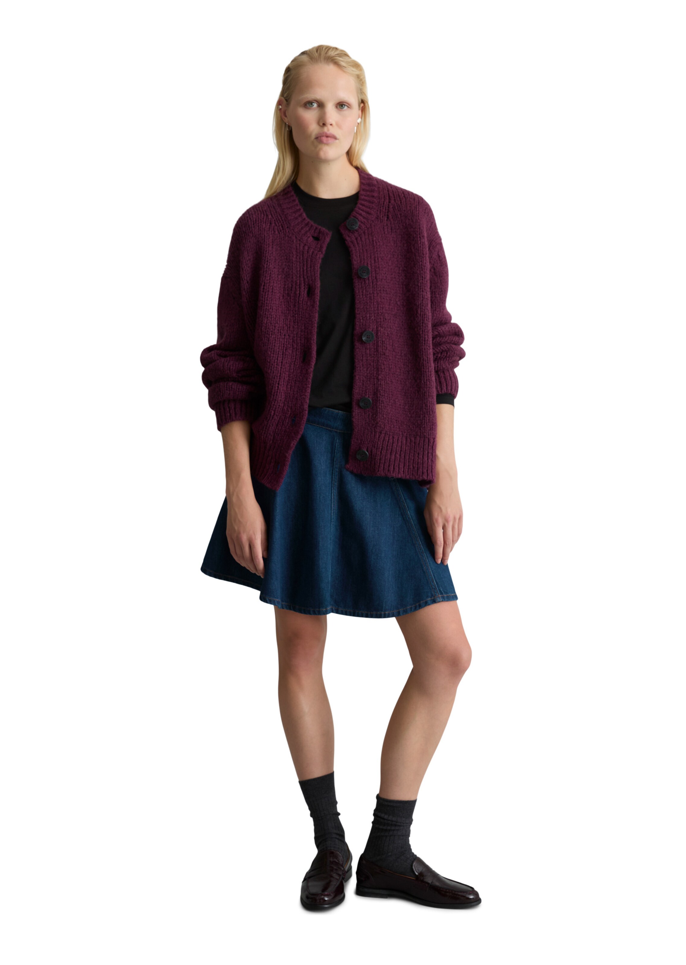 Marc O'Polo DENIM Strickjacke in Rot