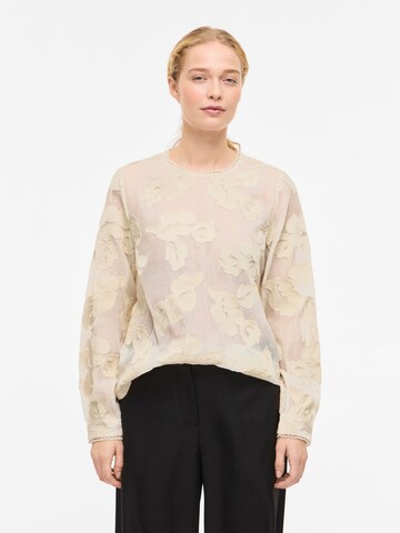 Camicia da donna 'VIEbba' di VILA in beige: frontale