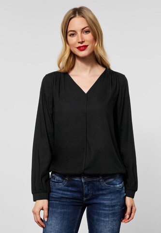 Camicia da donna di STREET ONE in nero: frontale