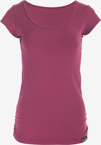 T-shirt fonctionnel 'WTR4' Winshape en violet : devant