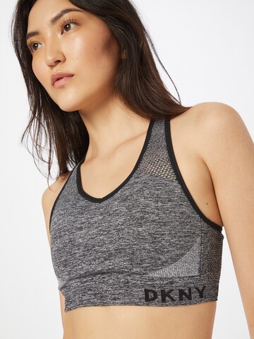 DKNY Performance Bustier Sport-BH in Grau