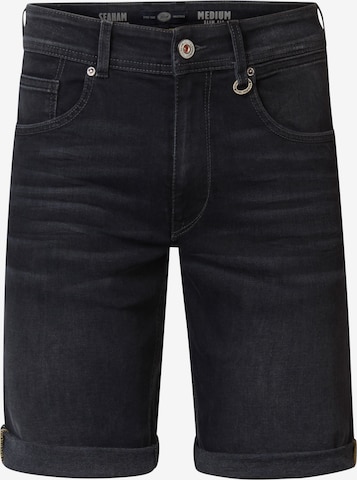 Petrol Industries Slimfit Jeans i sort: forside