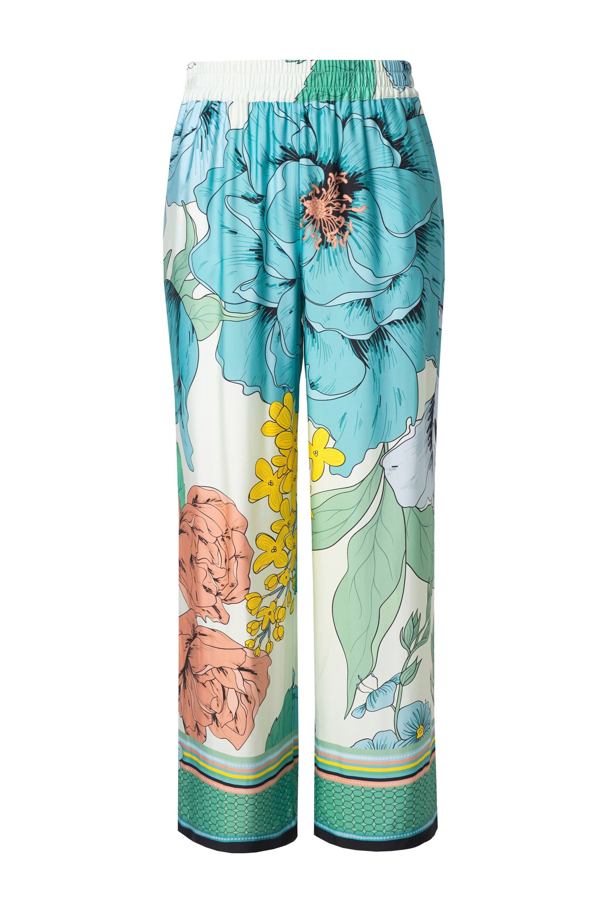 Ulla Popken Regular Hose in Blau: Vorderseite