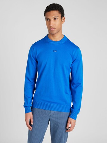 Pull-over 'San Cosmo' HUGO en bleu : devant