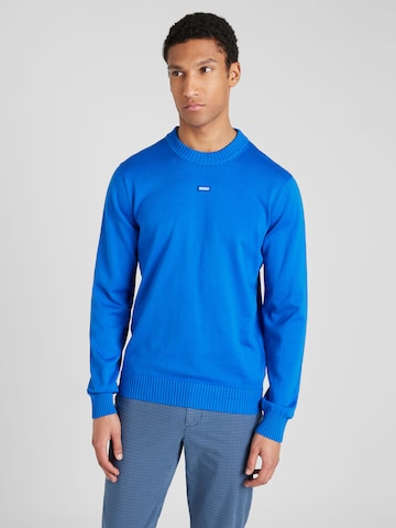 HUGO Blue - Pullover 'San Cosmo' em azul: frente