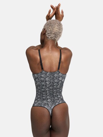 cfab (formerly creamy fabrics) Shapingbody 'Sculpting Shapewear mit String'‌‌‌‌‌‌‌‌‌ in Grau