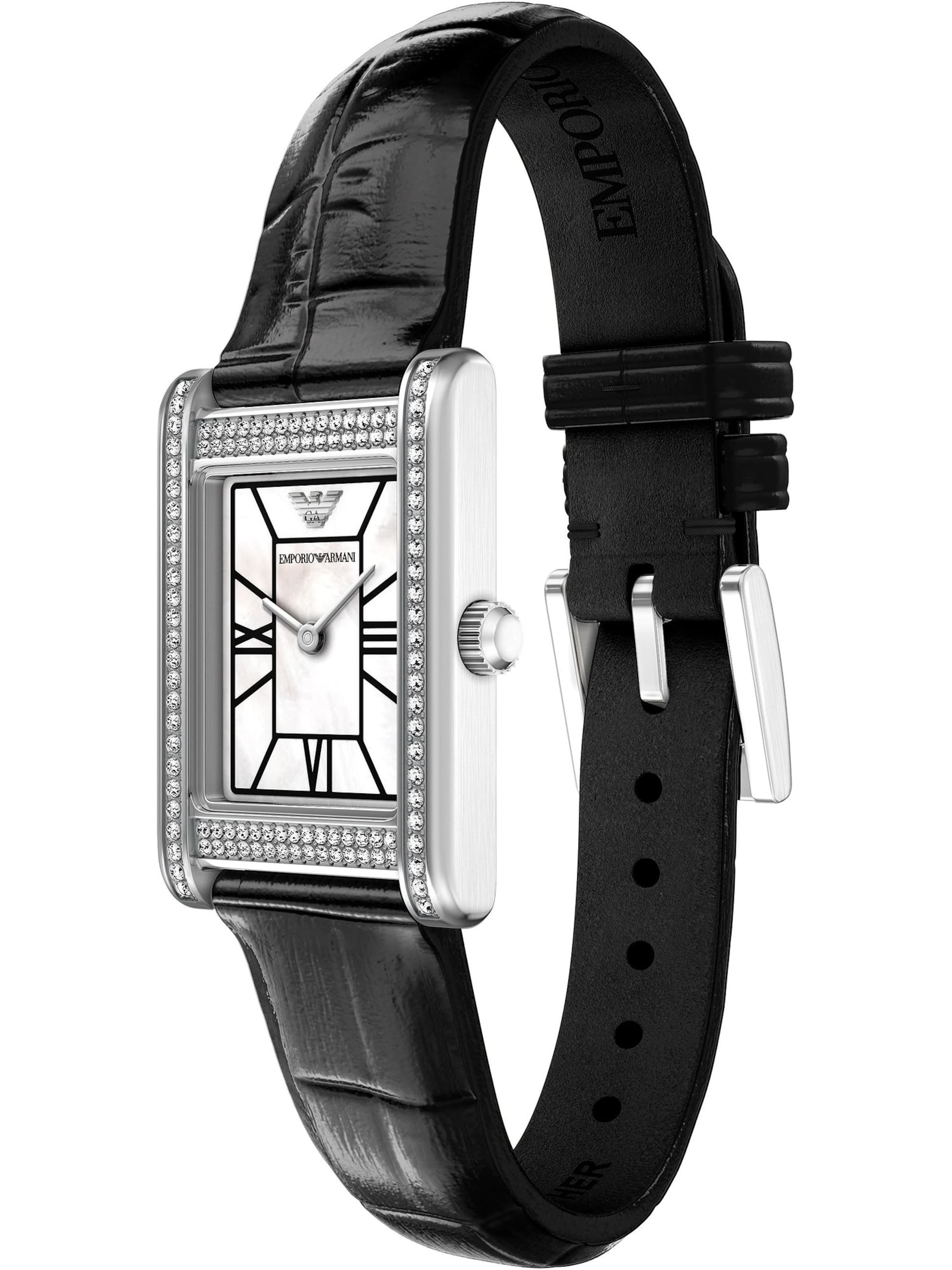 Emporio Armani Uhr in Schwarz