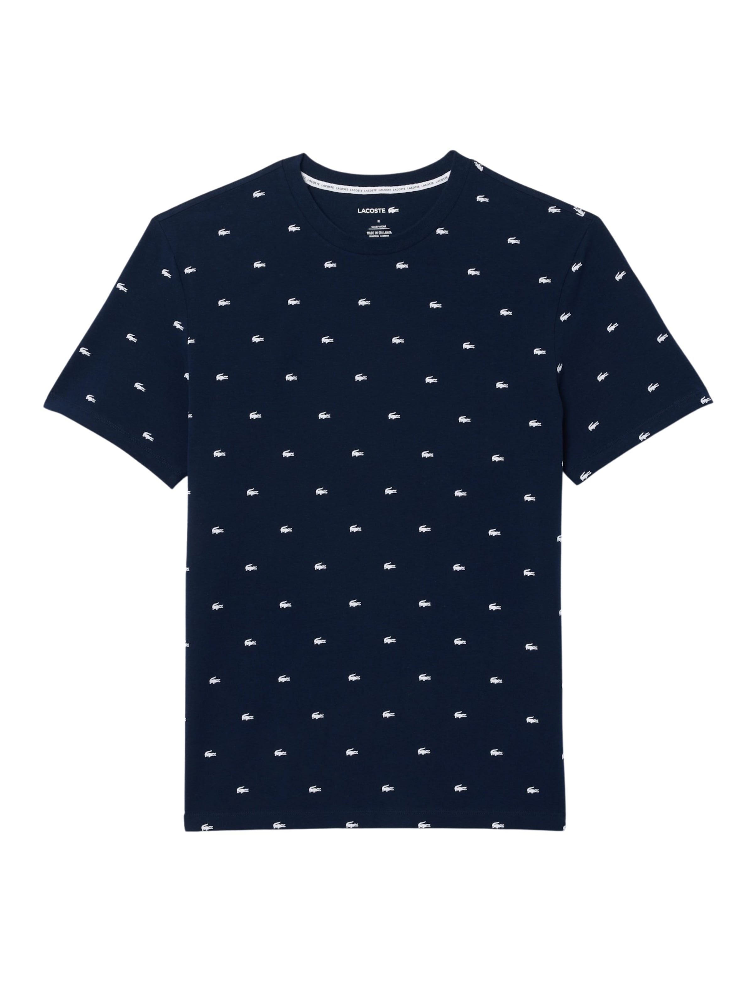 T-Shirt LACOSTE en bleu : devant
