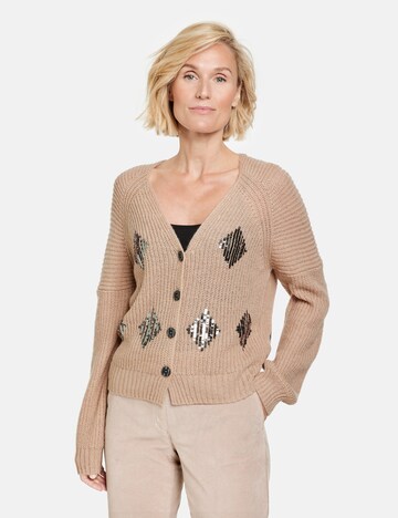 GERRY WEBER Strickjacke in Beige: Vorderseite