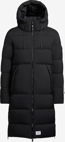 khujoZimski kaput 'Rigo2' - crna boja: prednji dio