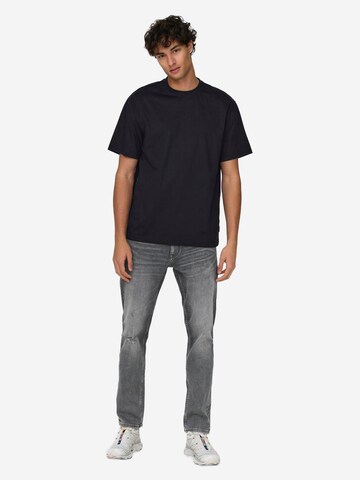 Only & Sons Shirt 'Onsfred' in Black