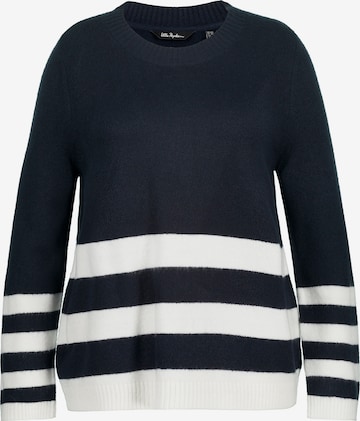 Pull-over Ulla Popken en bleu : devant