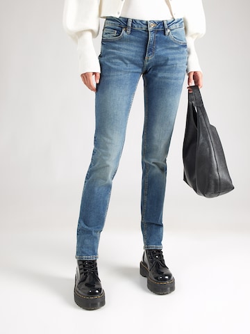 QS Слим Джинсы 'Catie' в Синий: спереди