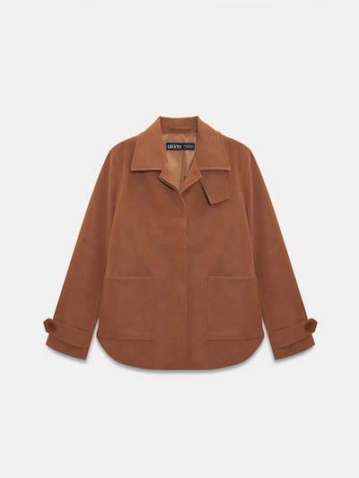 Dilvin Veste mi-saison en M en camel, Vue avec produit