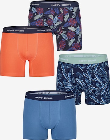 Happy Shorts - Boxers ' Floral Print Sets ' em azul: frente