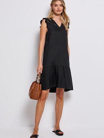 STREET ONE Summer dress in Black: front