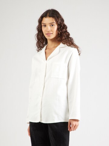 Hunkemöller - Camiseta para dormir 'Essentials' en blanco: frente