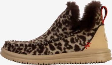 Bottines HEY DUDE en marron : devant