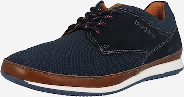 bugatti Athletic Lace-Up Shoes 'Tomeo' in Blue: front