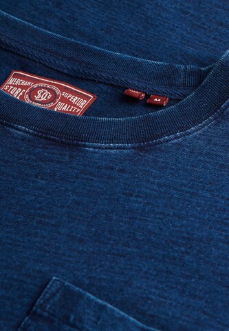 T-Shirt 'The Merchant Store' Superdry en bleu
