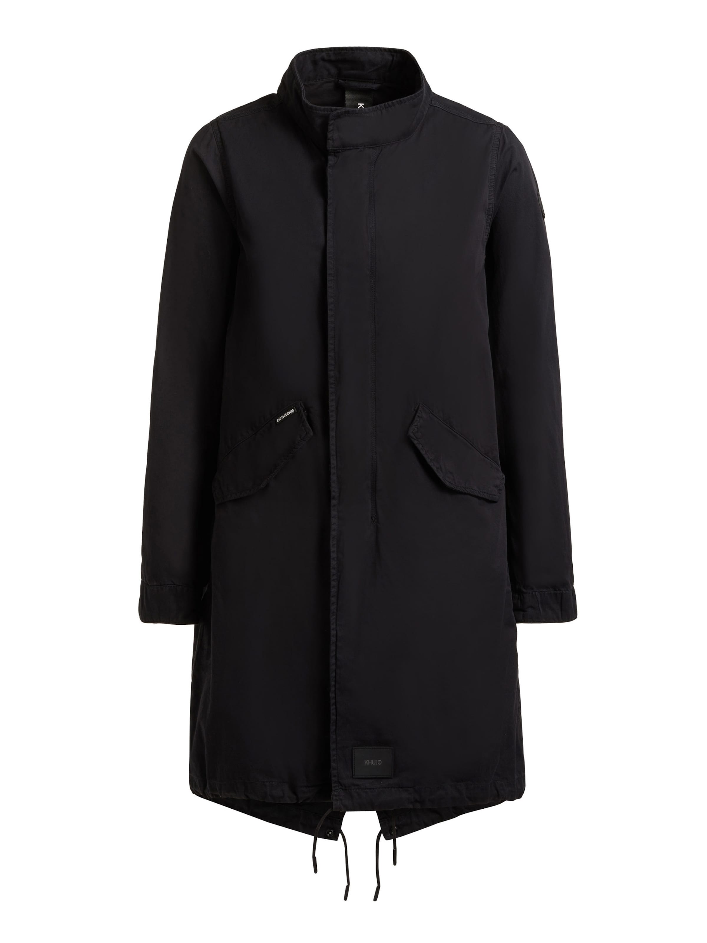 Cappotto di mezza stagione 'Theres ' di khujo in nero: frontale