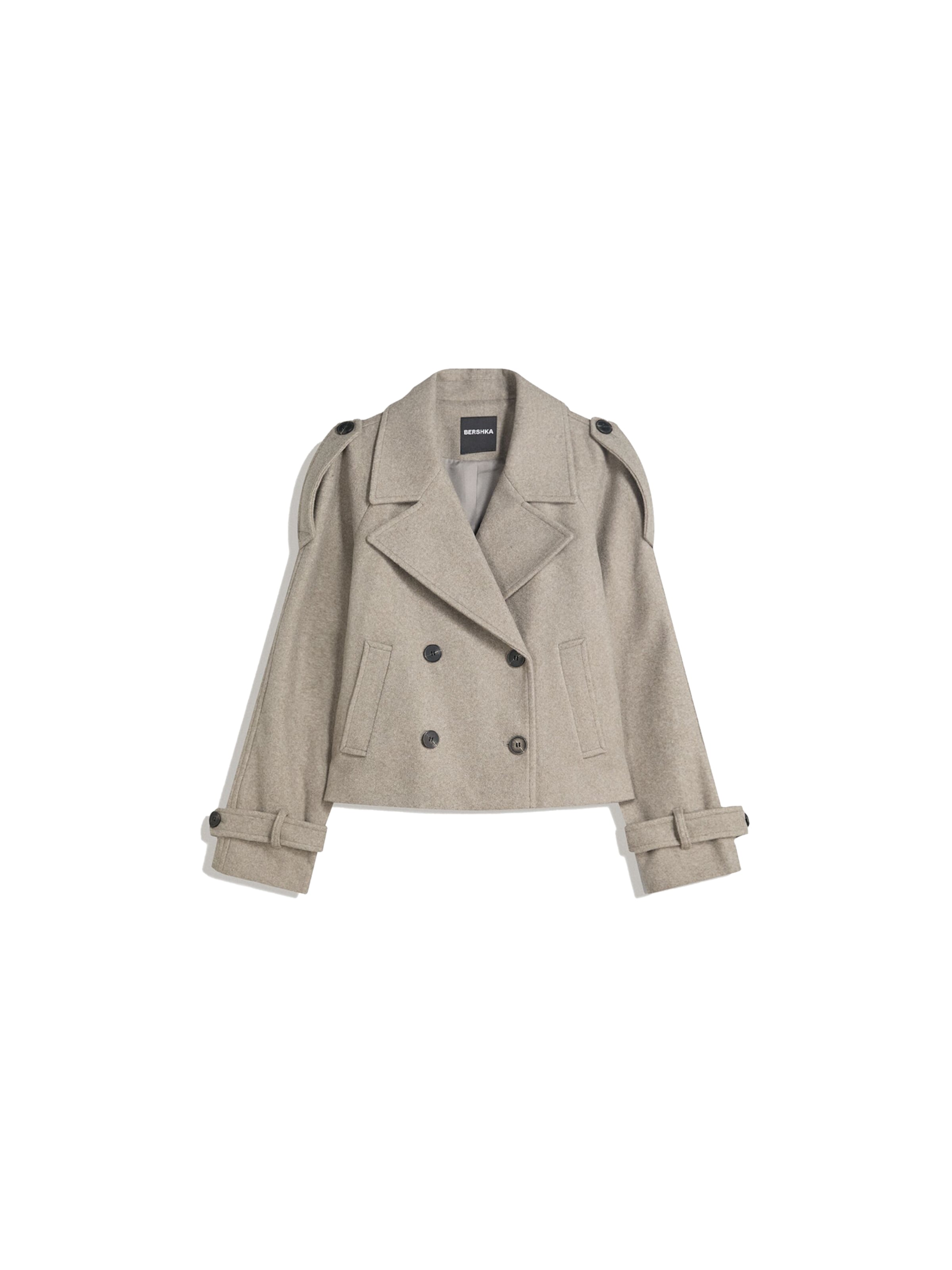 Giacca di mezza stagione Bershka di colore verde pastello, Visualizzazione prodotti