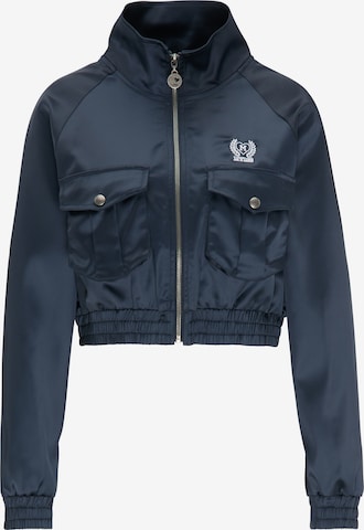 MYMO Between-Season Jacket in Blue: front