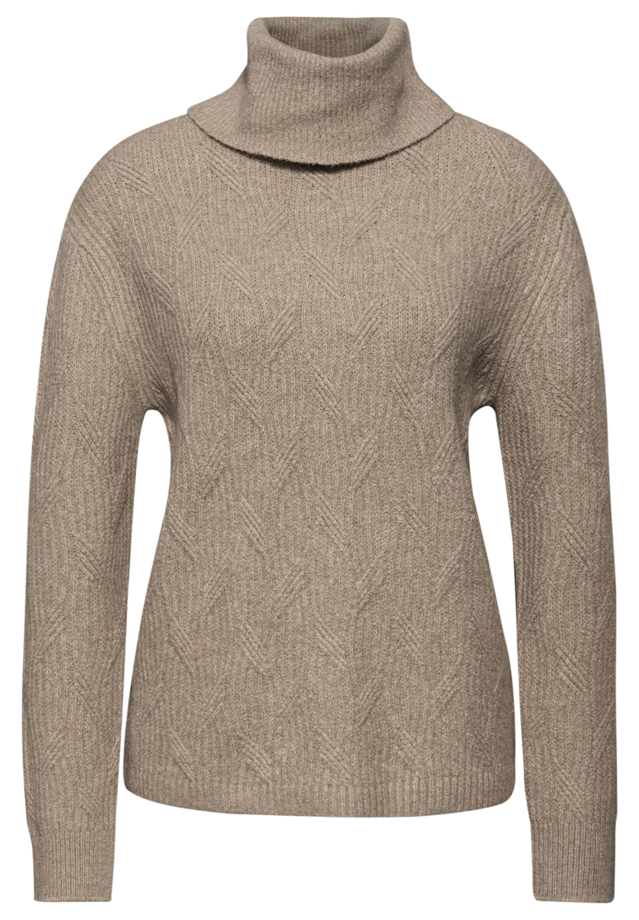 STREET ONE Sweater in Beige: front