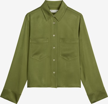 Marc O'Polo Blouse in Groen: voorkant