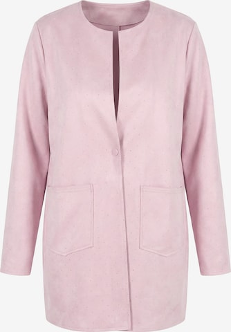 MIAMODA Between-Season Jacket in Pink: front