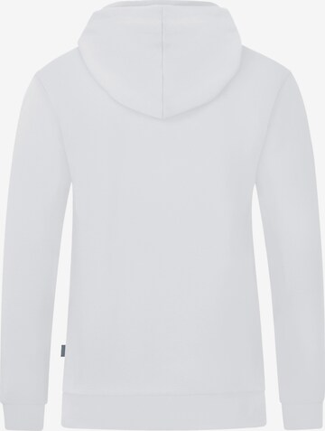 JAKO Athletic Zip-Up Hoodie in White