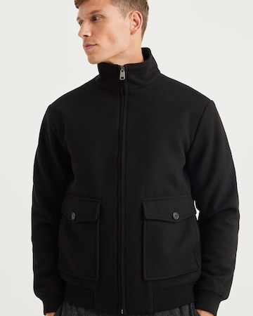WE Fashion Zimní bunda – černá