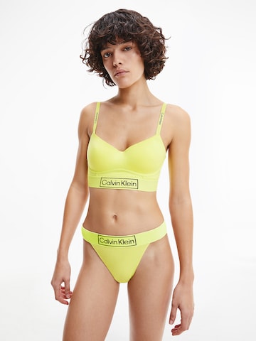 Calvin Klein Underwear Bralette Bra in Yellow