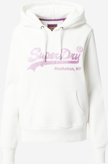 Superdry Sweatshirt in Orchid / Egg shell, Item view