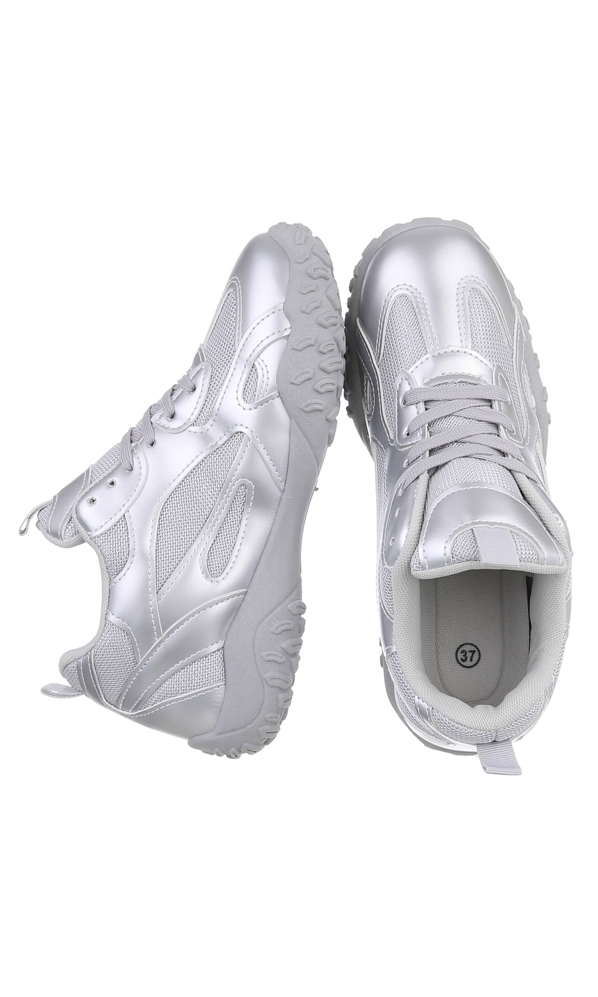 Ital-Design Sneaker in Silber
