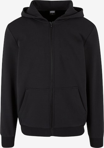 Veste de survêtement Urban Classics en noir : devant