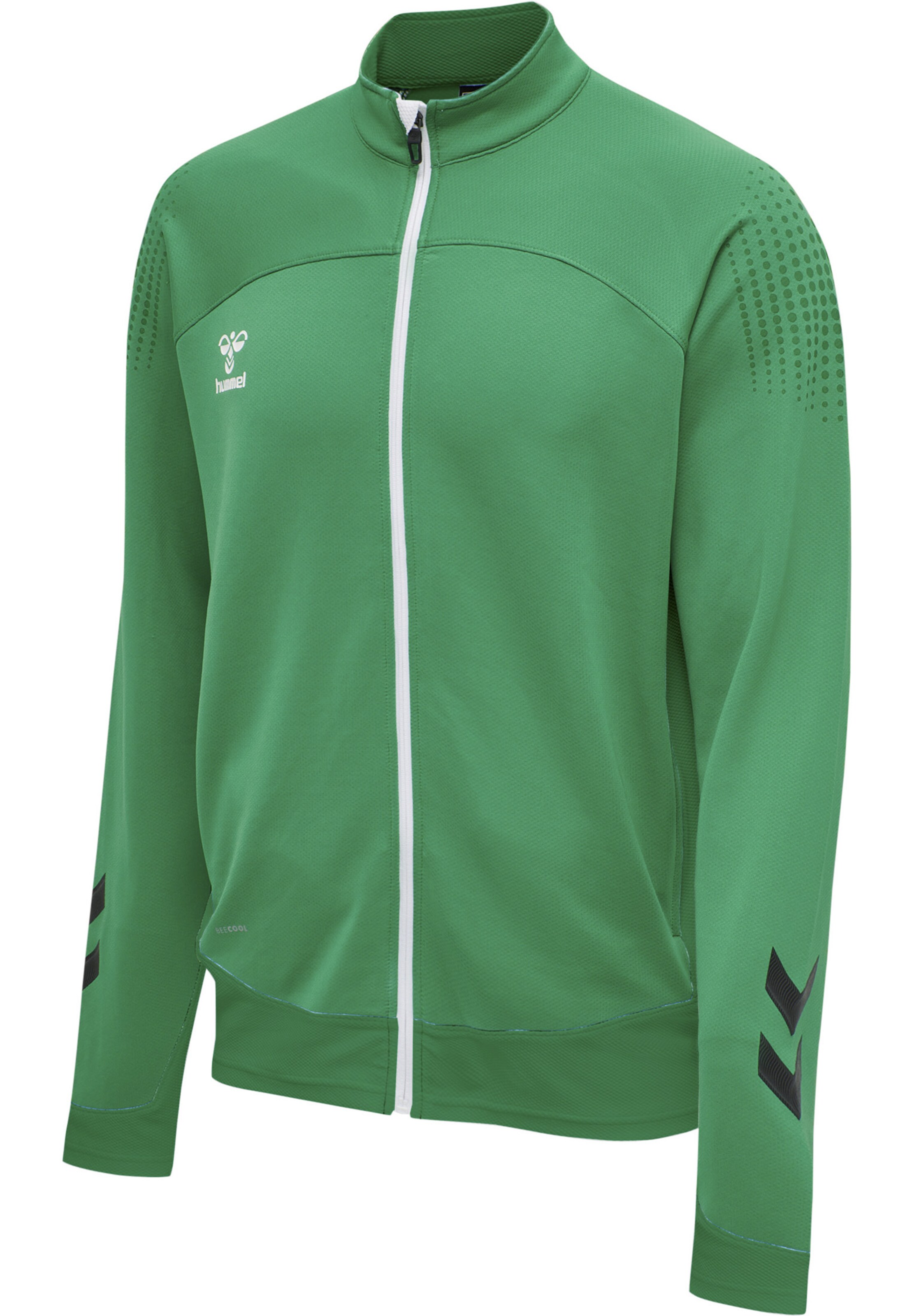 Hummel Sportsweatvest 'Lead' in Groen