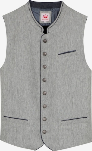 Gilet folklorique 'Bodensee' SPIETH & WENSKY en gris : devant